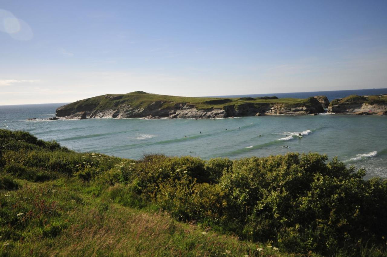 Surf View Apartment, Newquay Newquay  Luaran gambar
